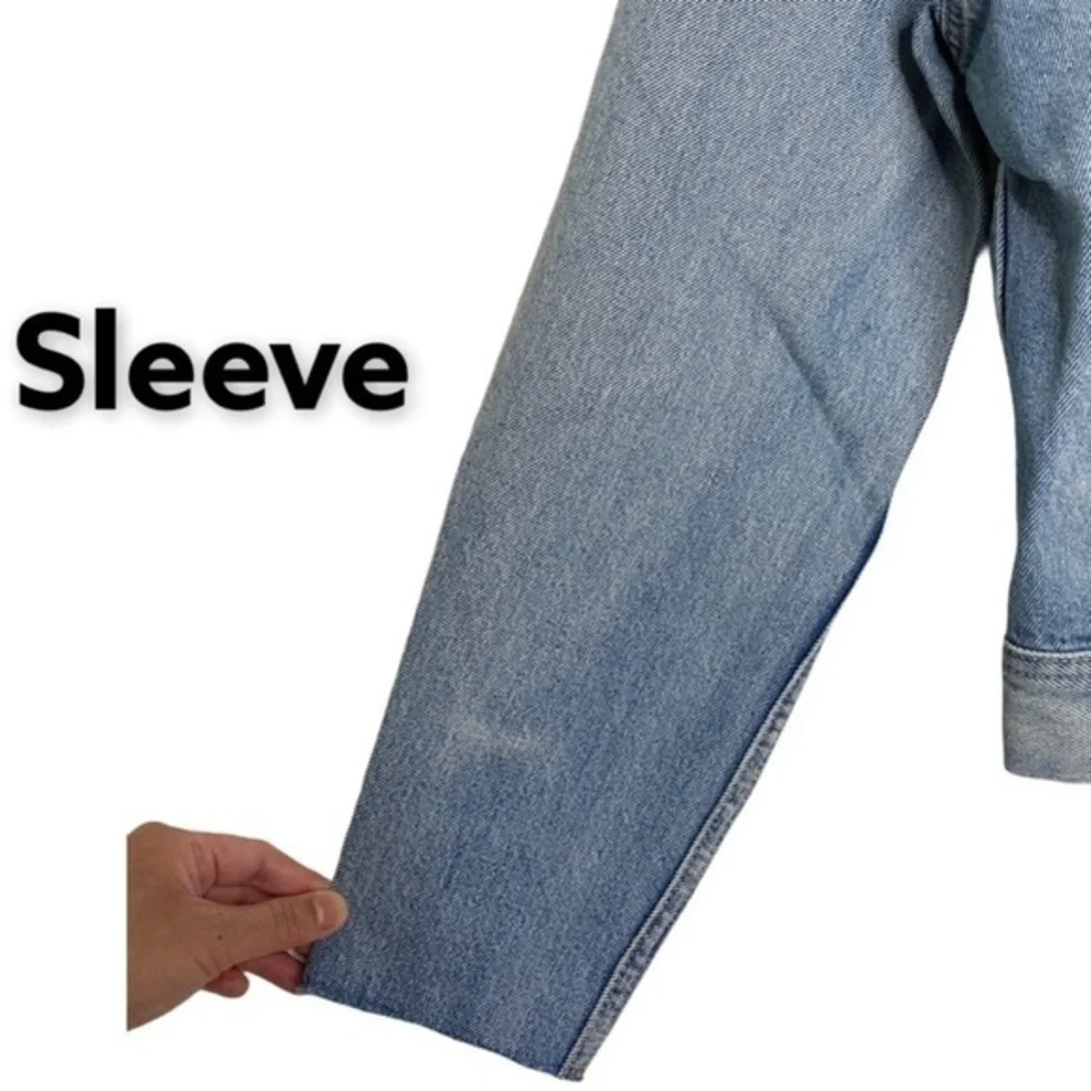 Re/Done 70s Rodeo Retro Denim Jacket Light Worn 9 NWT Vintage Vibe - Picture 8 of 16